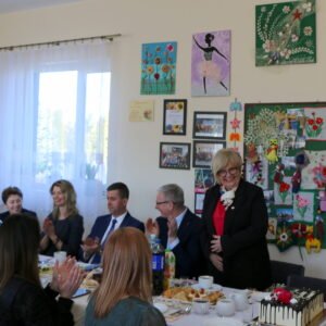 Uczestnicy spotkania w Klubie Senior+ w Tokarni