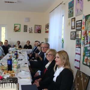 Uczestnicy spotkania w Klubie Senior+ w Tokarni