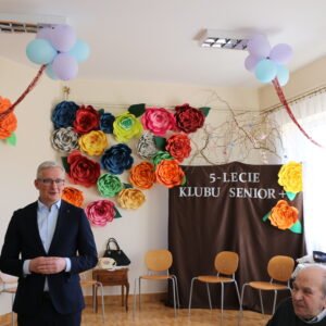 Uczestnicy spotkania w Klubie Senior+ w Tokarni
