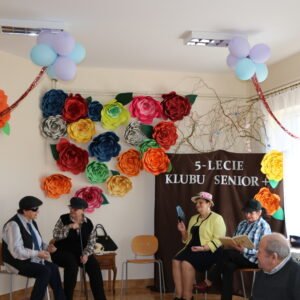 Uczestnicy spotkania w Klubie Senior+ w Tokarni