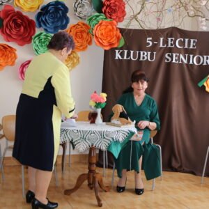 Uczestnicy spotkania w Klubie Senior+ w Tokarni