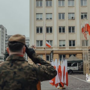 Uczestnicy przysięgi wojskowej podkarpackich terytorialsów