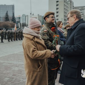 Uczestnicy przysięgi wojskowej podkarpackich terytorialsów