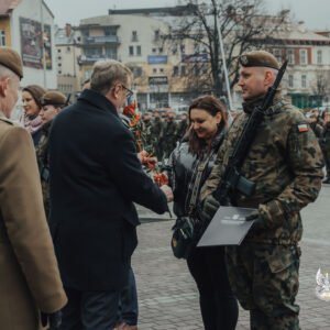 Uczestnicy przysięgi wojskowej podkarpackich terytorialsów