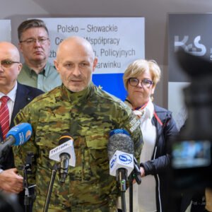 Gen. bryg. SG Tomasz Żybiński, Komendant Bieszczadzkiego Oddziału Straży Granicznej.