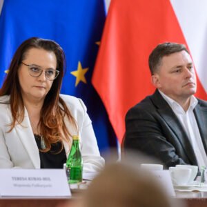 Małgorzata Jarosińska-Jedynak, Członek Zarządu Województwa Podkarpackiego i Marek Klara, Zastępca Prezesa WFOŚiGW w Rzeszowie.