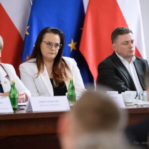 Małgorzata Jarosińska-Jedynak, Członek Zarządu Województwa Podkarpackiego i Marek Klara, Zastępca Prezesa WFOŚiGW w Rzeszowie.