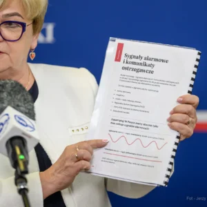 Zdjęcie przedstawia uczestników konferencji prasowej w urzędzie wojewódzkim